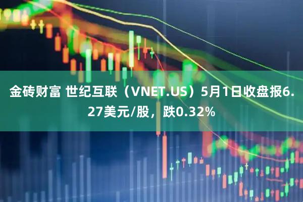金砖财富 世纪互联（VNET.US）5月1日收盘报6.27美元/股，跌0.32%